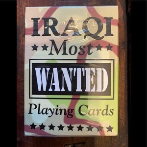 Unopened Iraqi Most Wanted Bicycle Playing Cards